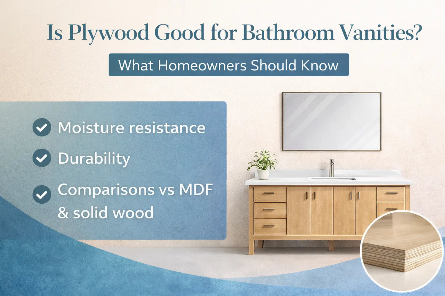 Is Plywood Good for Bathroom Vanities?