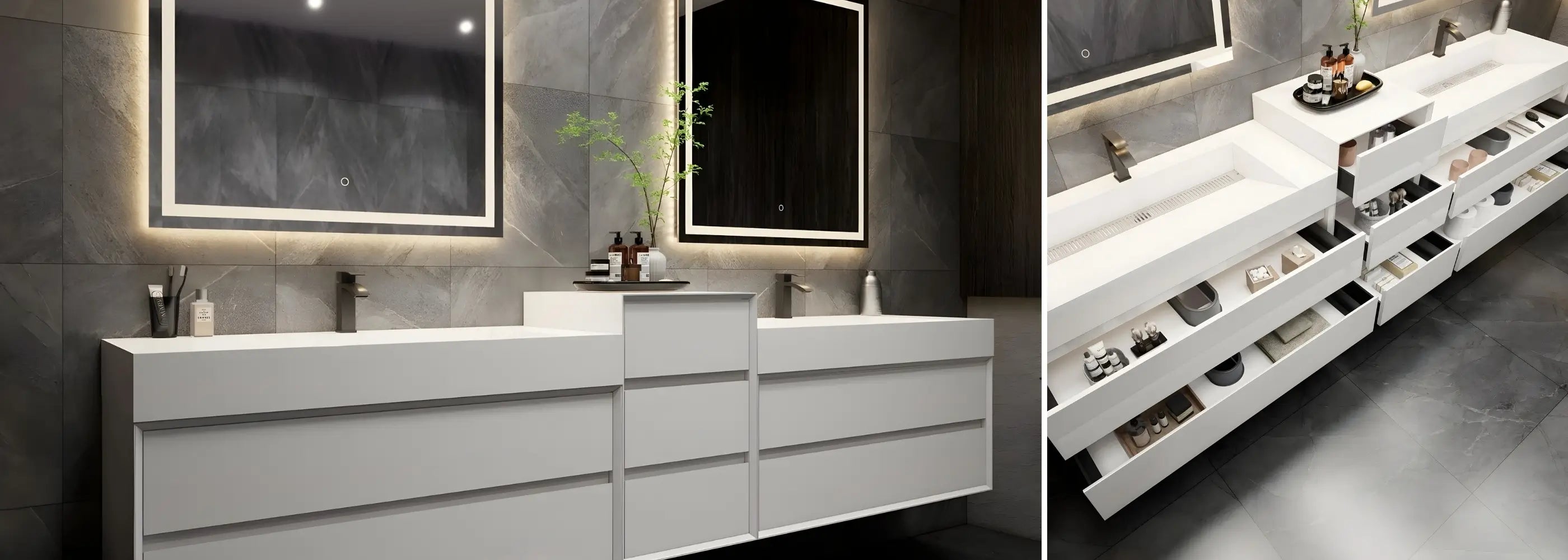 Bathroom Vanities $2,400 – $3,000