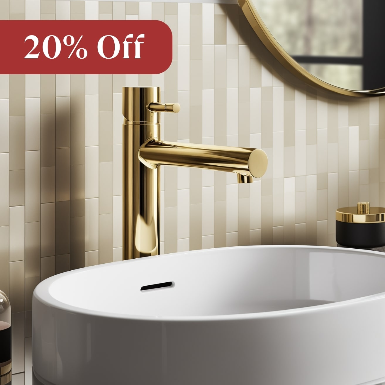 20% Off Faucets