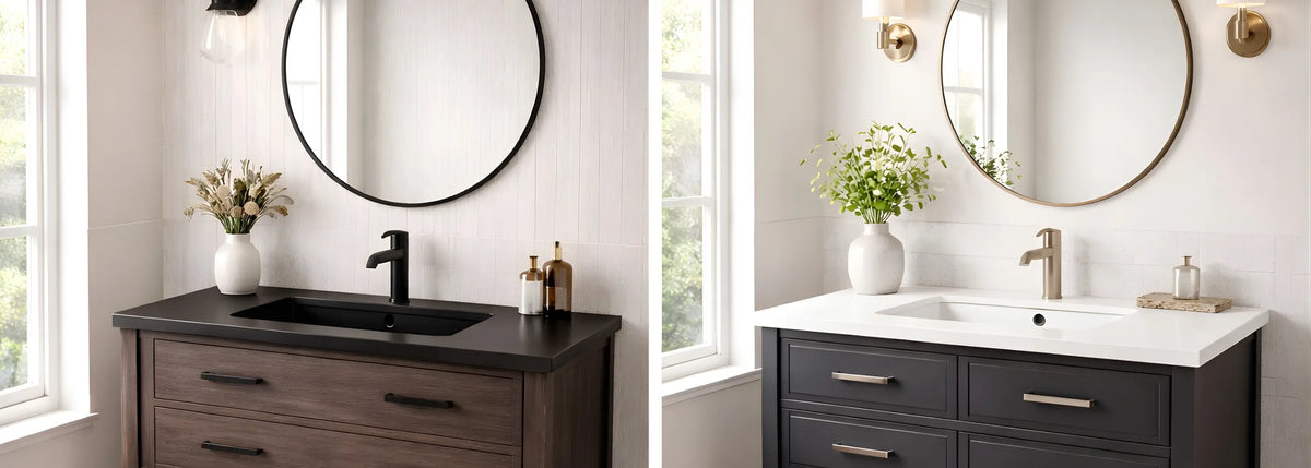 Single Hole Ceramic Bathroom Sink Tops