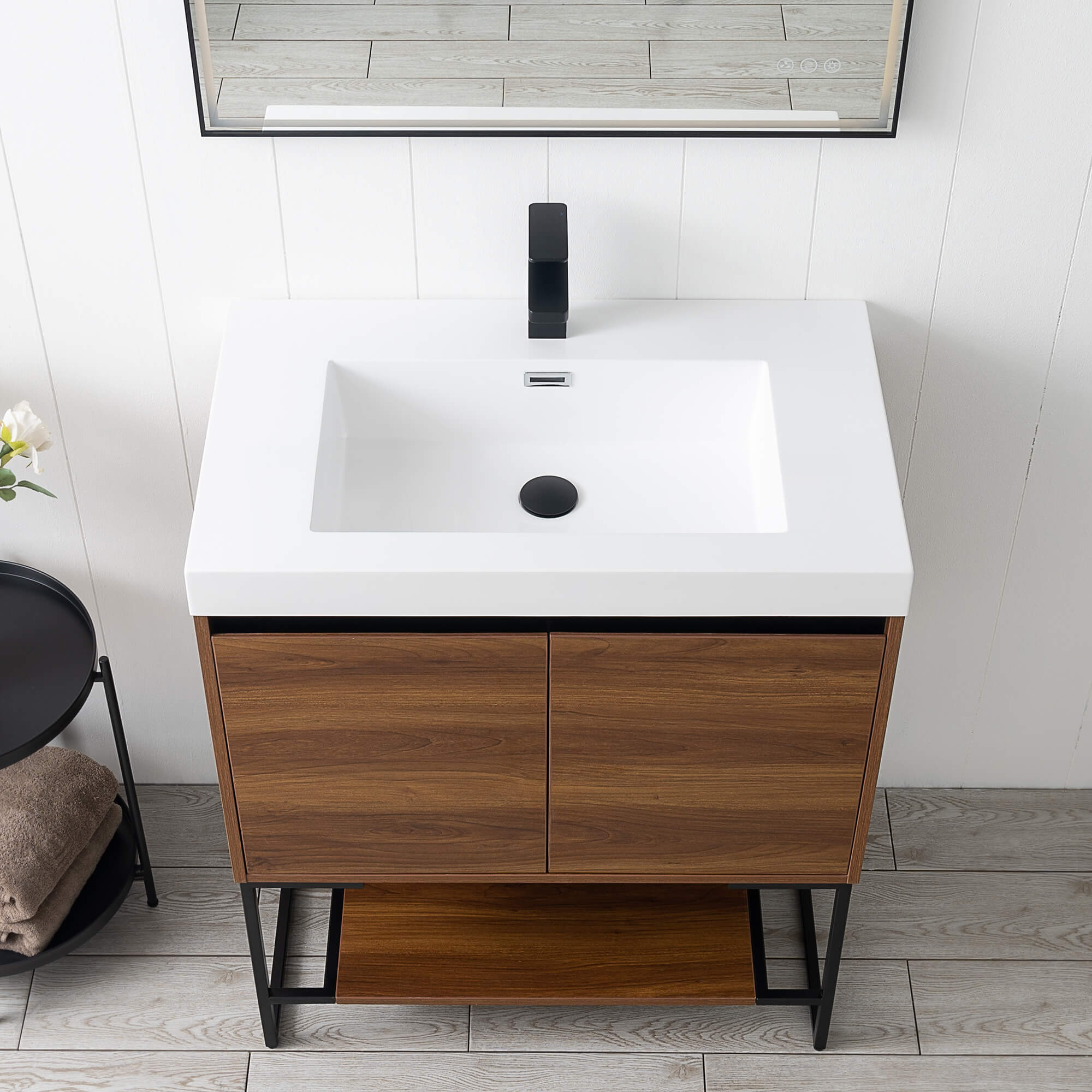 Porto 30" Vanity with Acrylic Sink