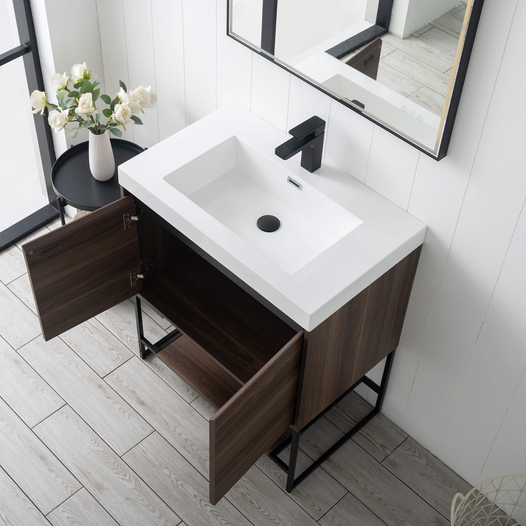 Porto 30" Vanity with Acrylic Sink