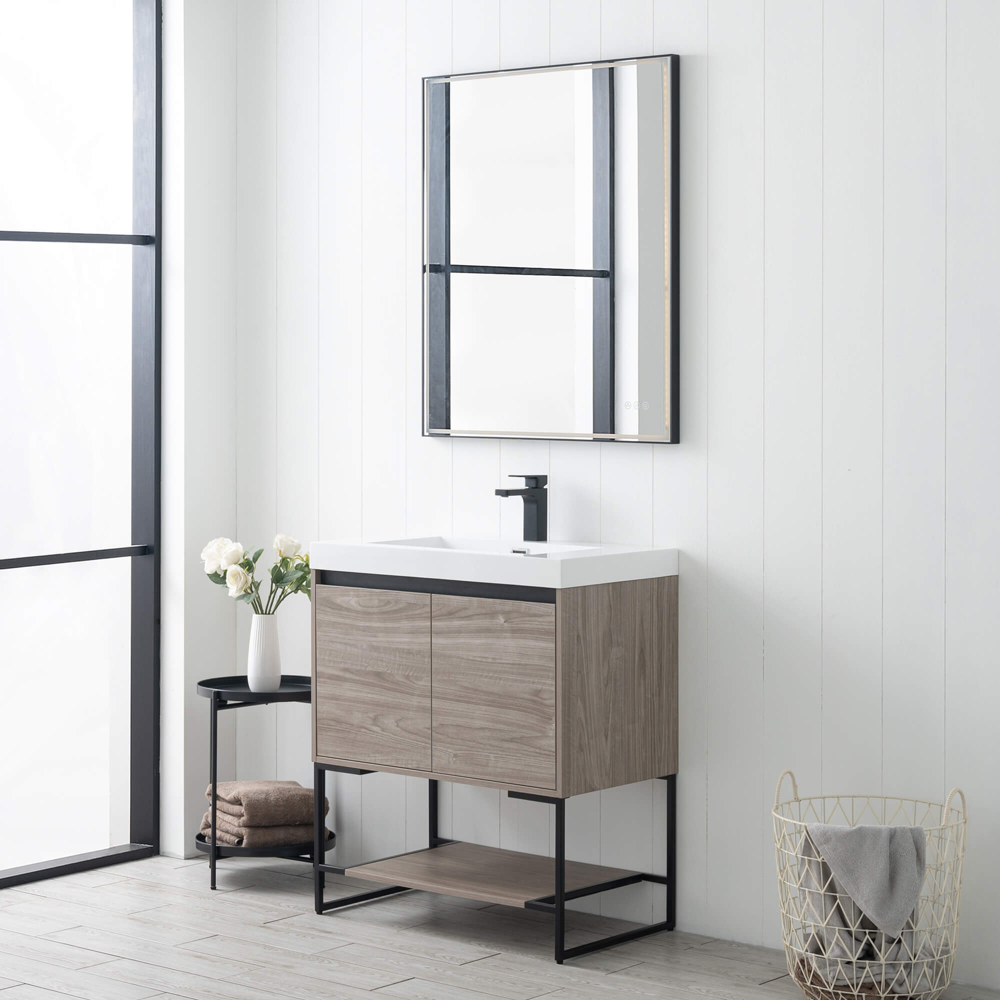Porto 30" Vanity with Acrylic Sink