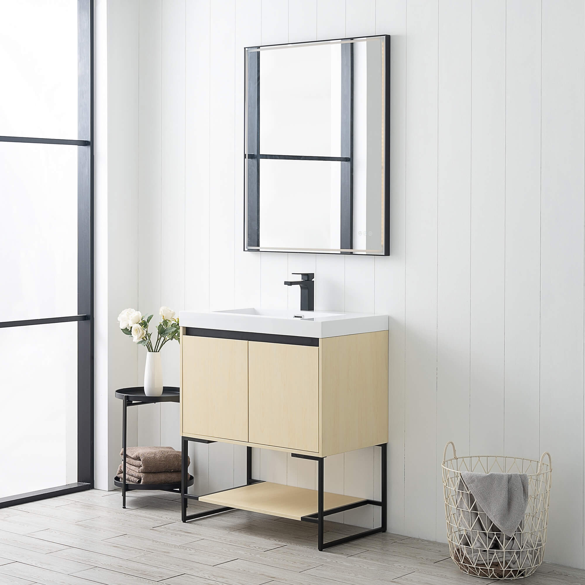 Porto 30" Vanity with Acrylic Sink