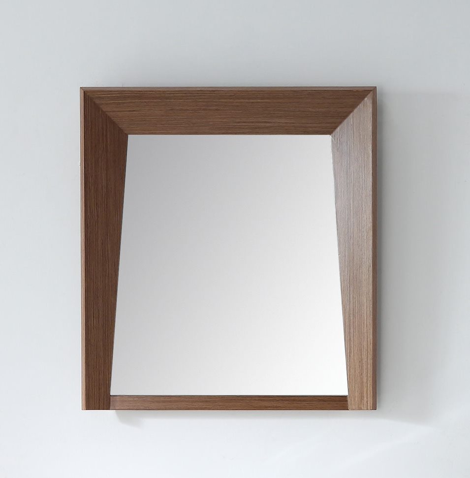 Larvotto Brown Mirror - Modern Bathroom