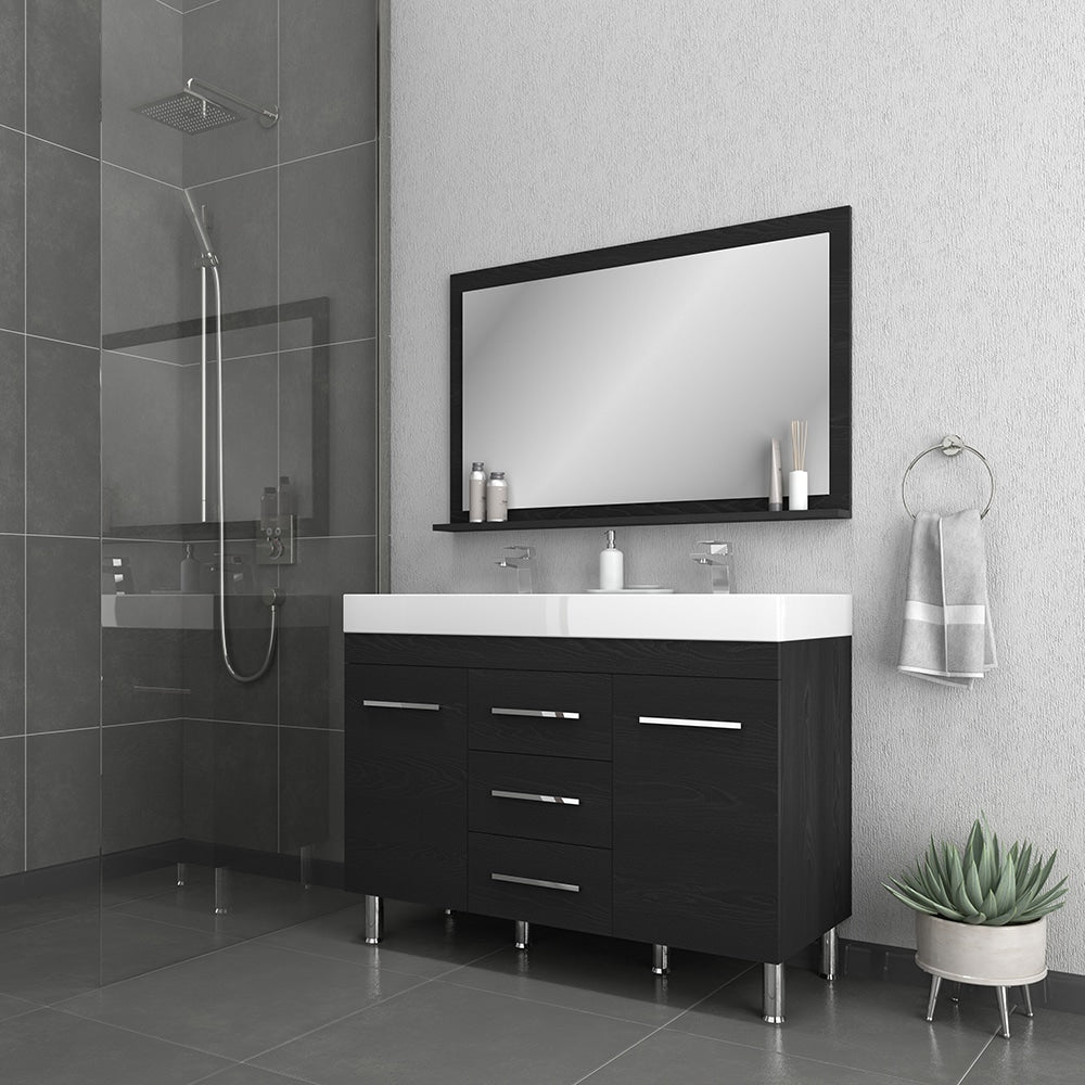 Ripley 48" Modern Bathroom Vanity with Double Acrylic Top