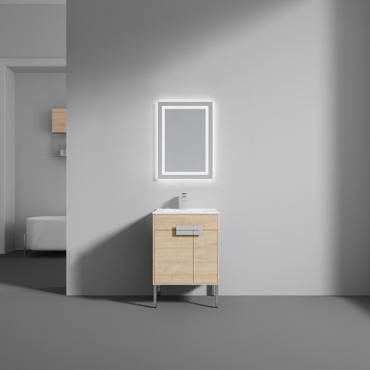 Bari 24″ Vanity With Ceramic Sink- Modern Bathroom Vanity