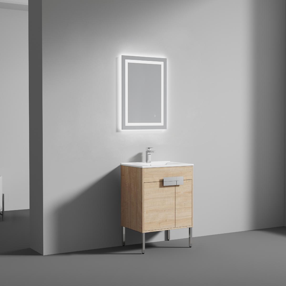 Bari 24″ Vanity With Ceramic Sink- Modern Bathroom Vanity