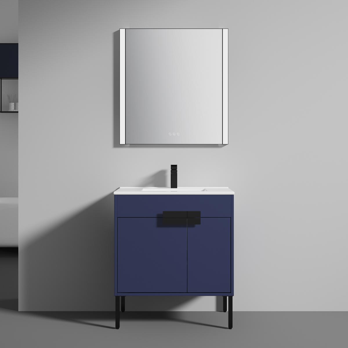 Bari 30″ Vanity with Ceramic Sink- Modern Bathroom Vanity