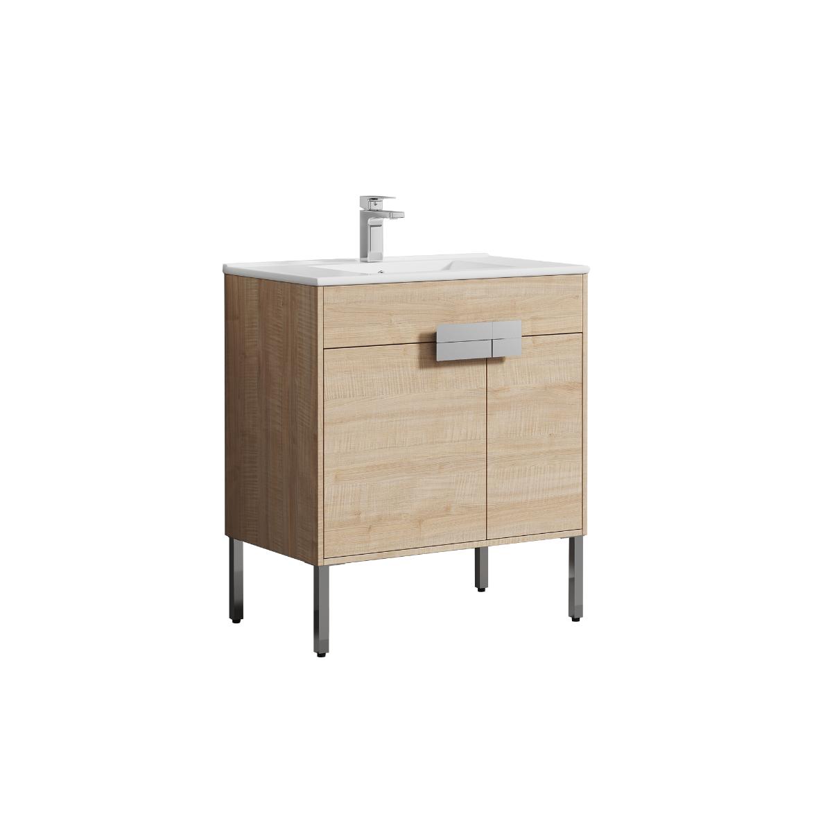 Bari 30″ Vanity with Ceramic Sink- Modern Bathroom Vanity