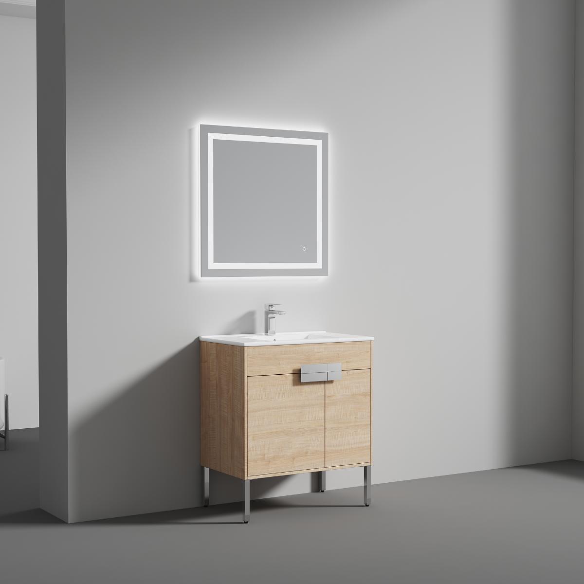 Bari 30″ Vanity with Ceramic Sink- Modern Bathroom Vanity