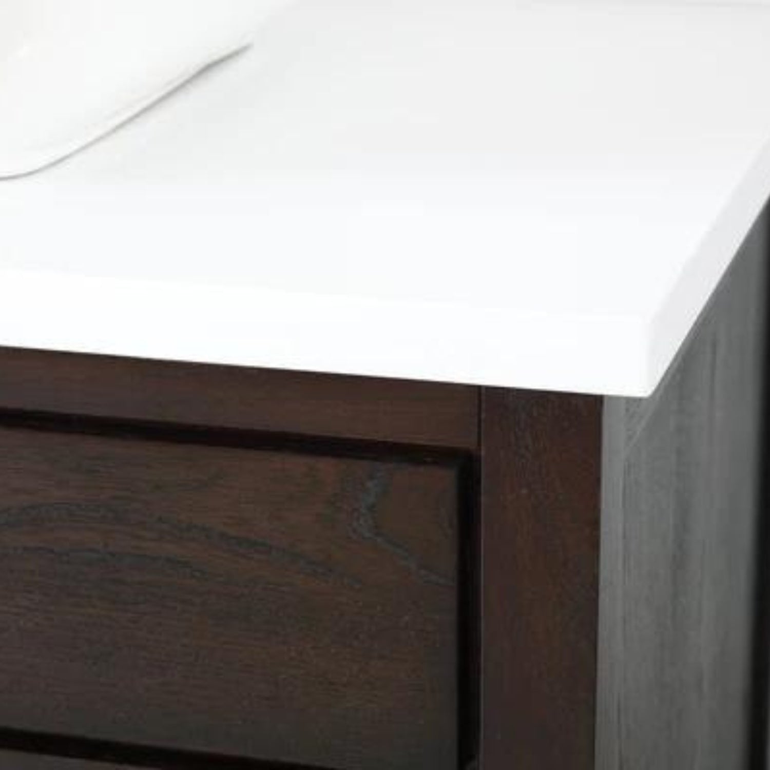 Beatrice 36" Vanity with White Quartz Top - Contemporary Bathroom Vanity