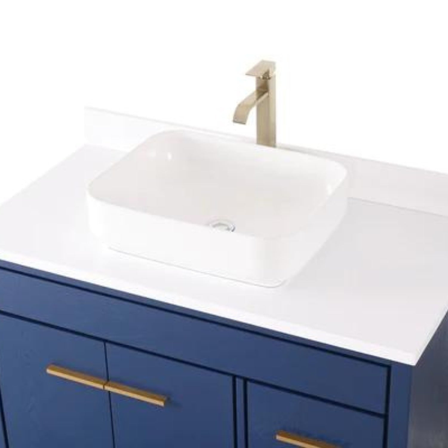 Beatrice 42" Bathroom Vanity with Vessel Sink - Contemporary Bathroom Vanity