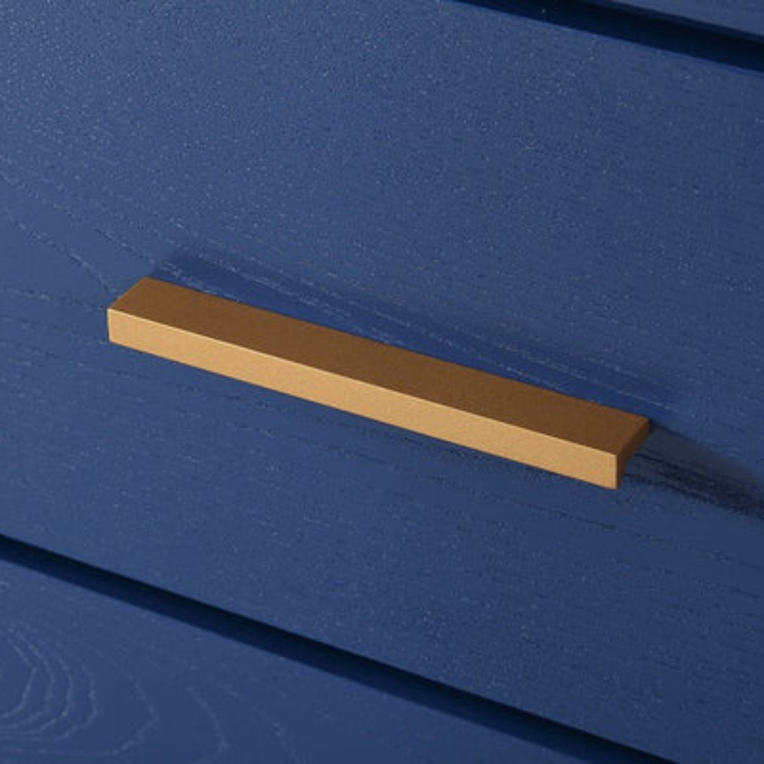 Beatrice 48" Navy Blue Bathroom Vanity with White Quartz Top - Contemporary Bathroom Vanity