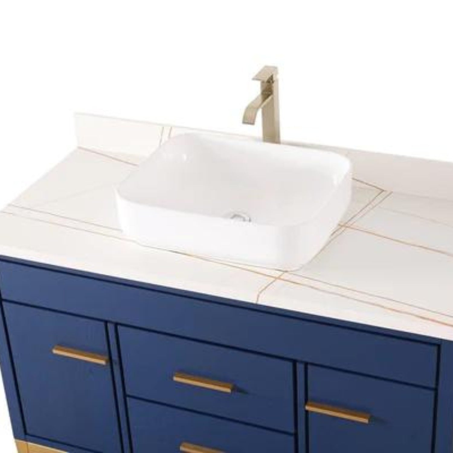 Beatrice 48" Bathroom Vanity with Vessel Sink - Contemporary Bathroom Vanity