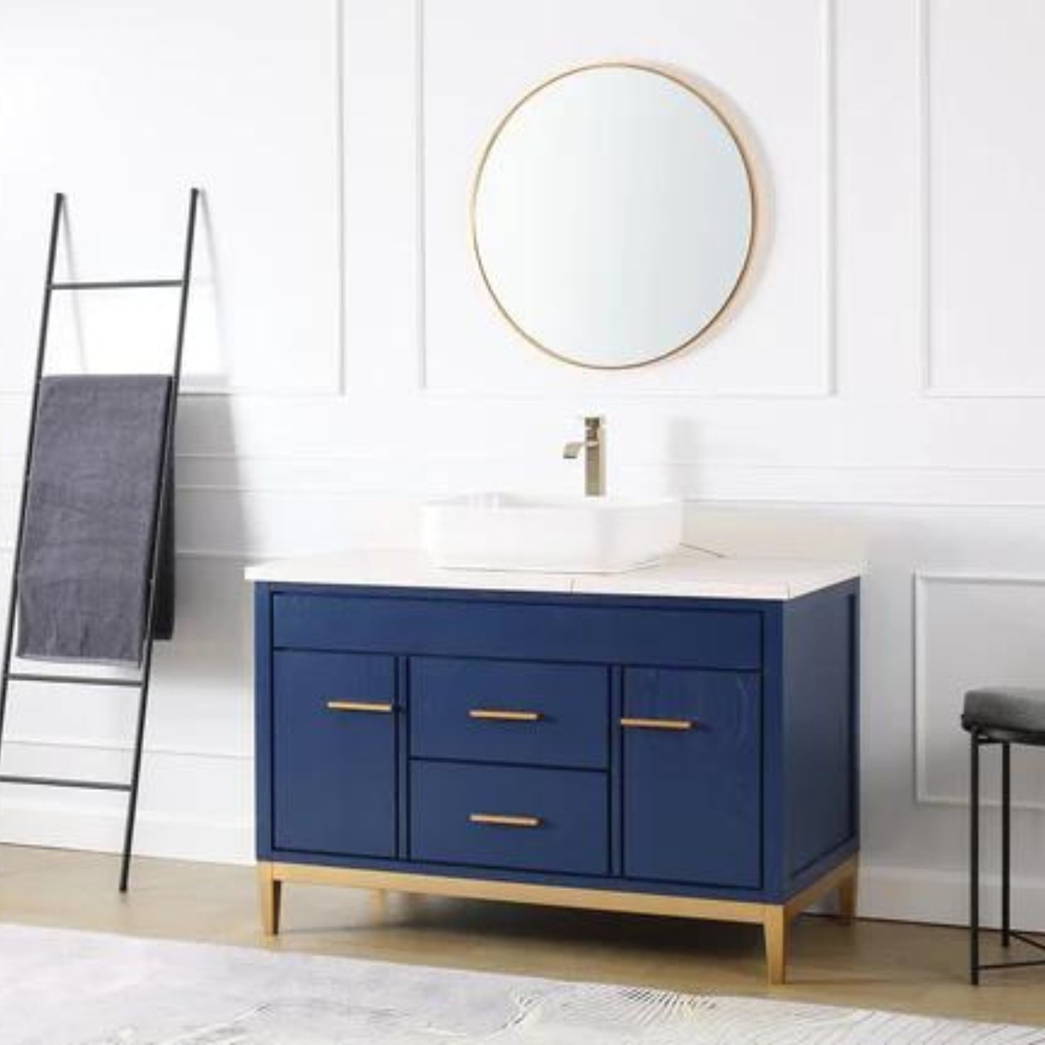 Beatrice 48" Bathroom Vanity - Contemporary Bathroom Vanity