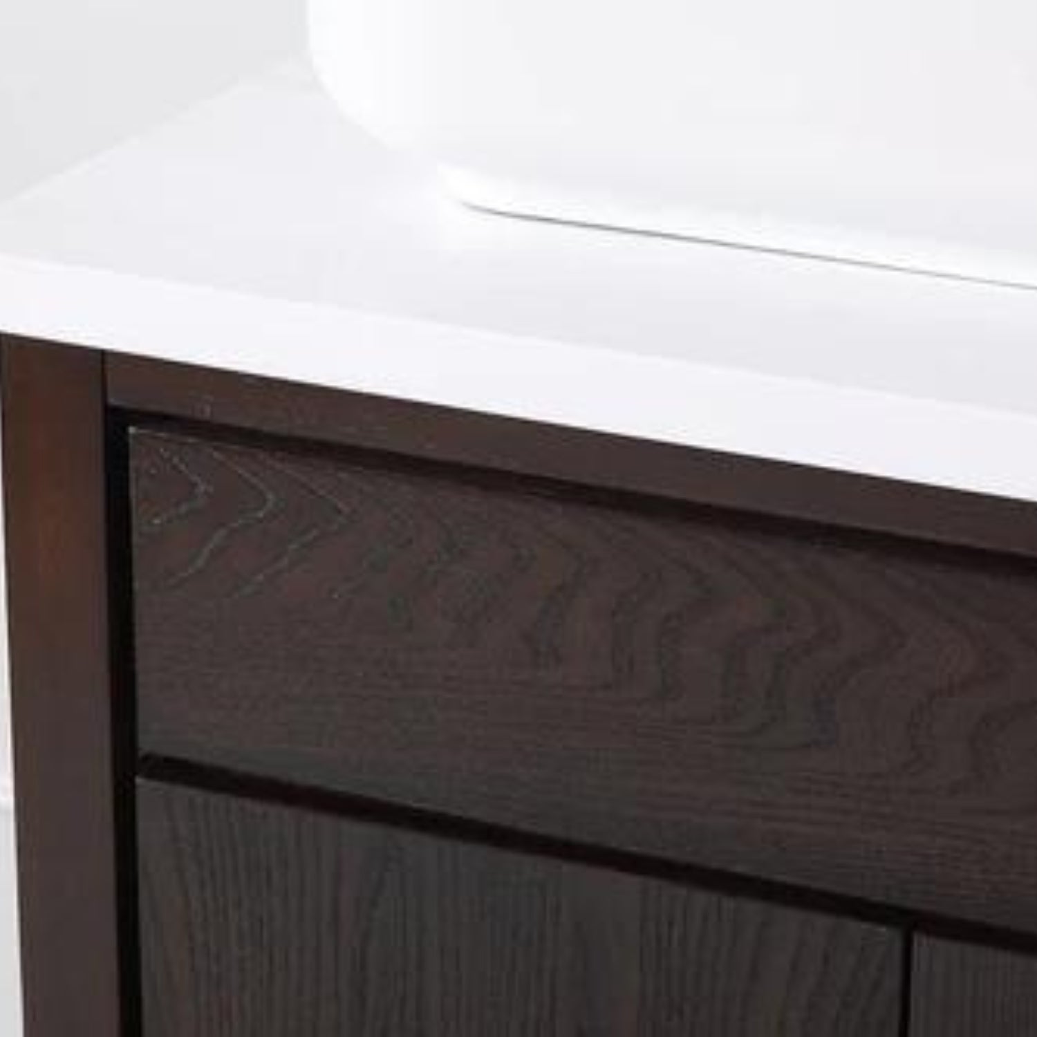Beatrice 60" Double Bathroom Vanity with White Quartz Top - Contemporary Bathroom Vanity