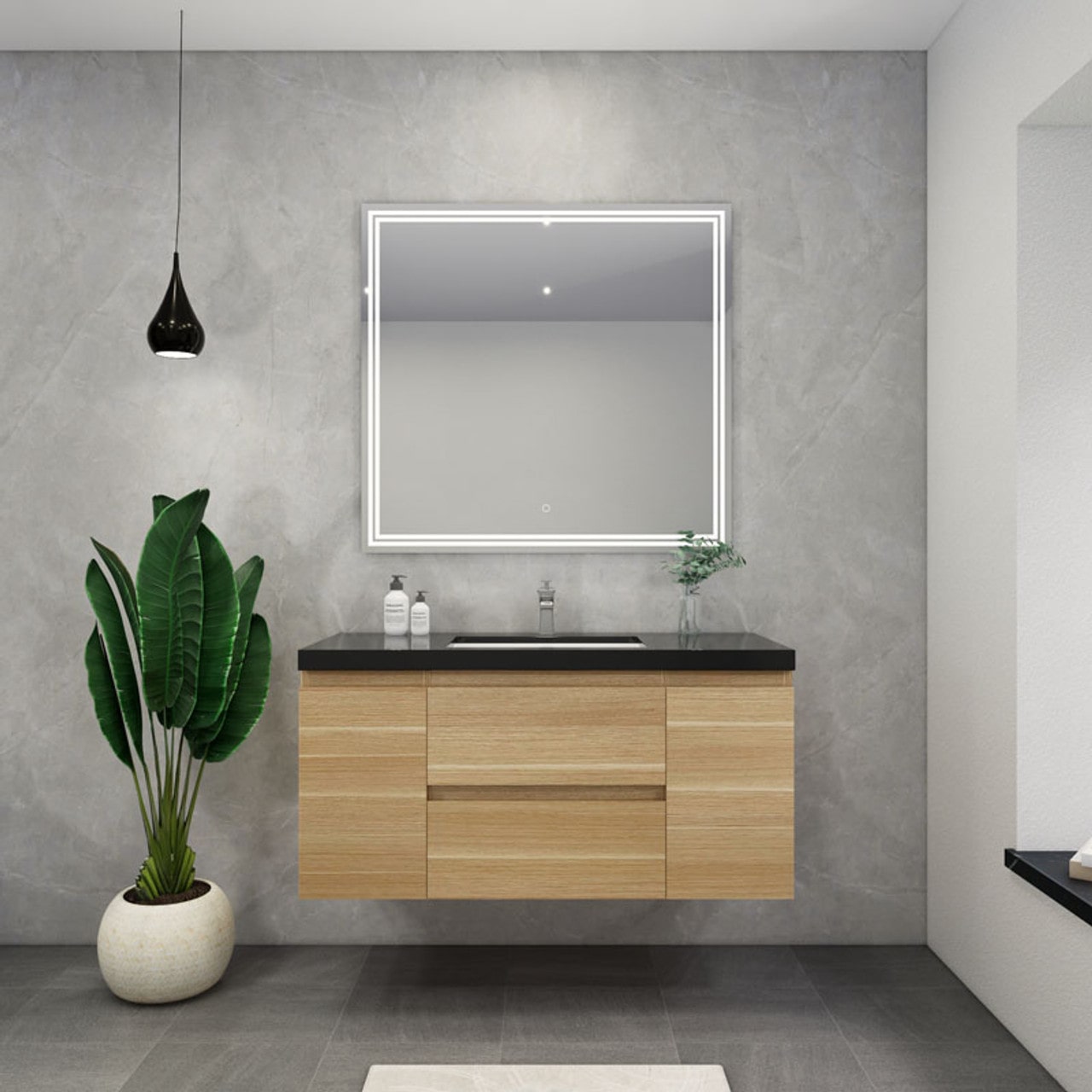 Blink 48'' Wall Mounted With Reinforced Acrylic Sink