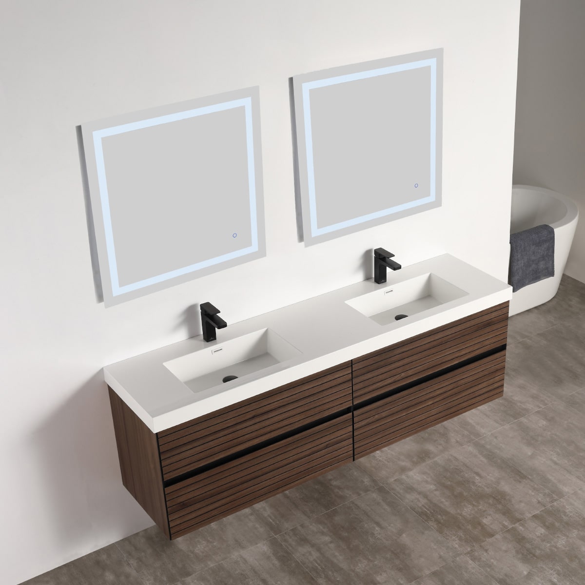 Annecy 72″ Vanity Double Sink