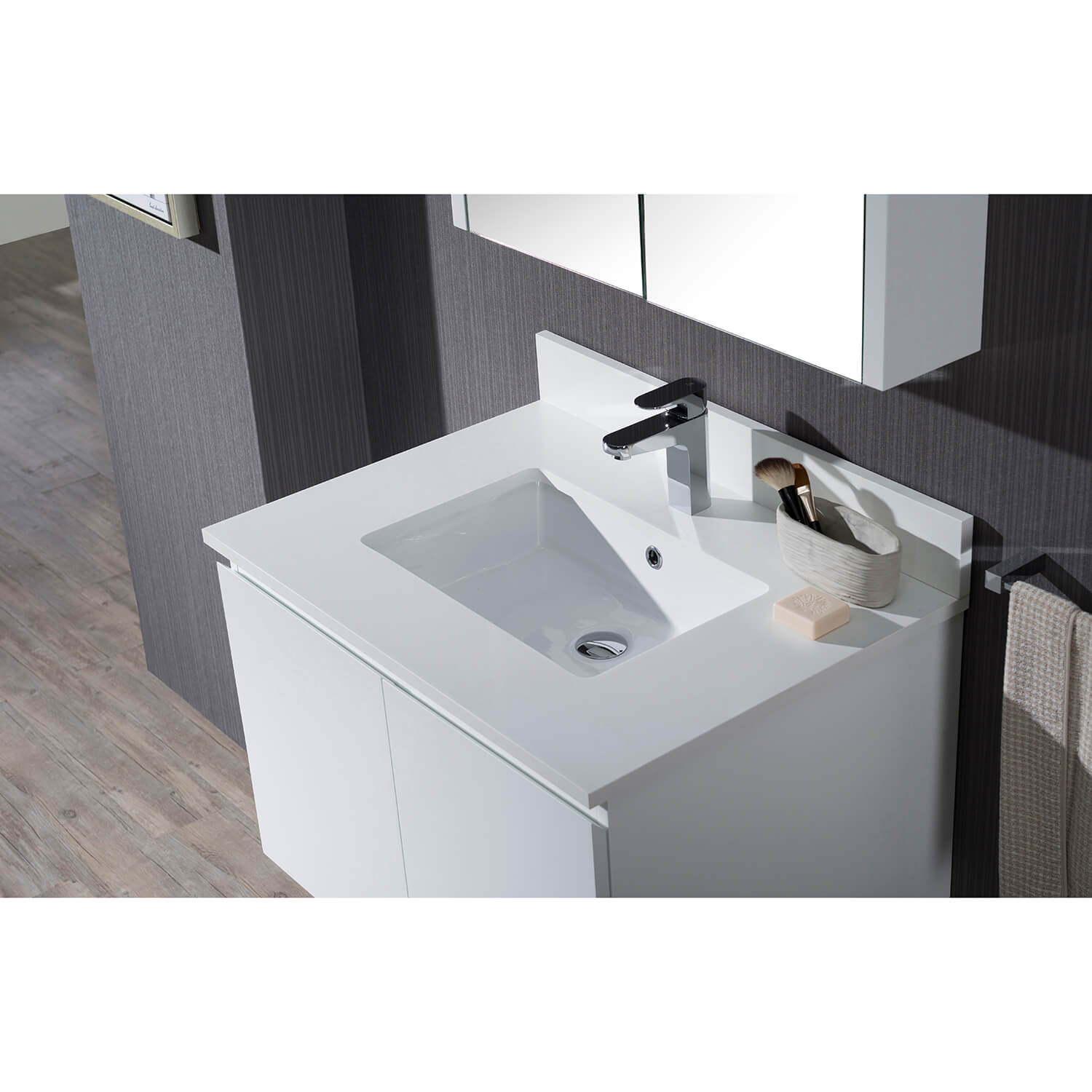 30.5" Countertop - White Quartz