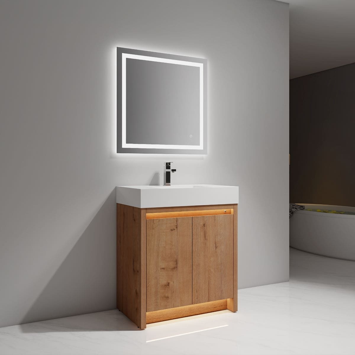 Capri 30″ Vanity Dual LED Illuminated Cabinets