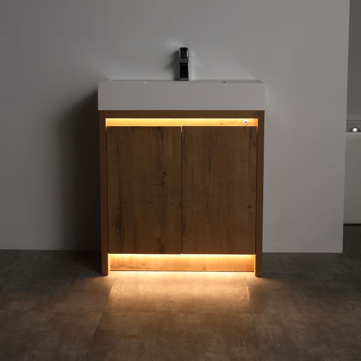 Capri 30″ Vanity Dual LED Illuminated Cabinets