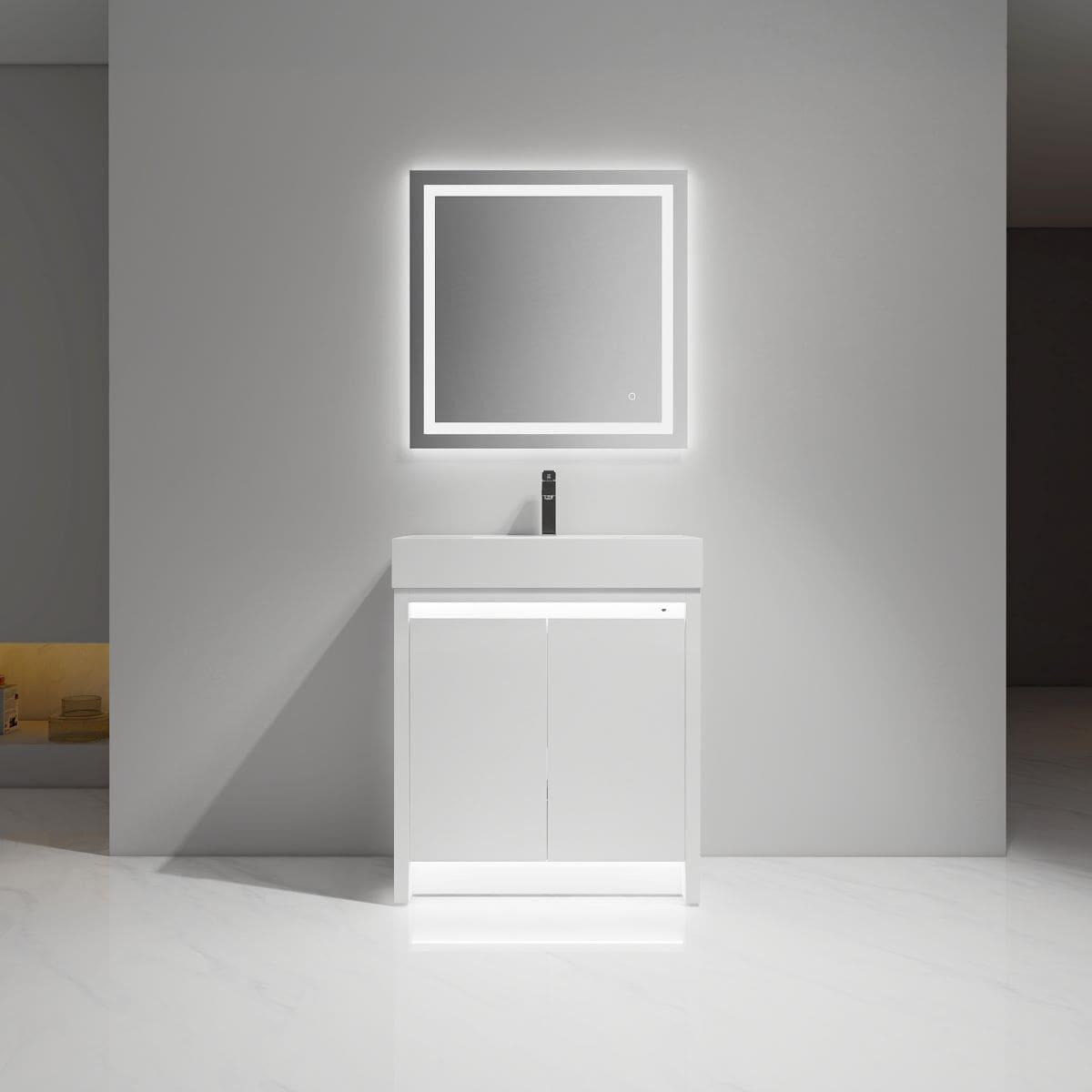 Capri 30″ Vanity Dual LED Illuminated Cabinets