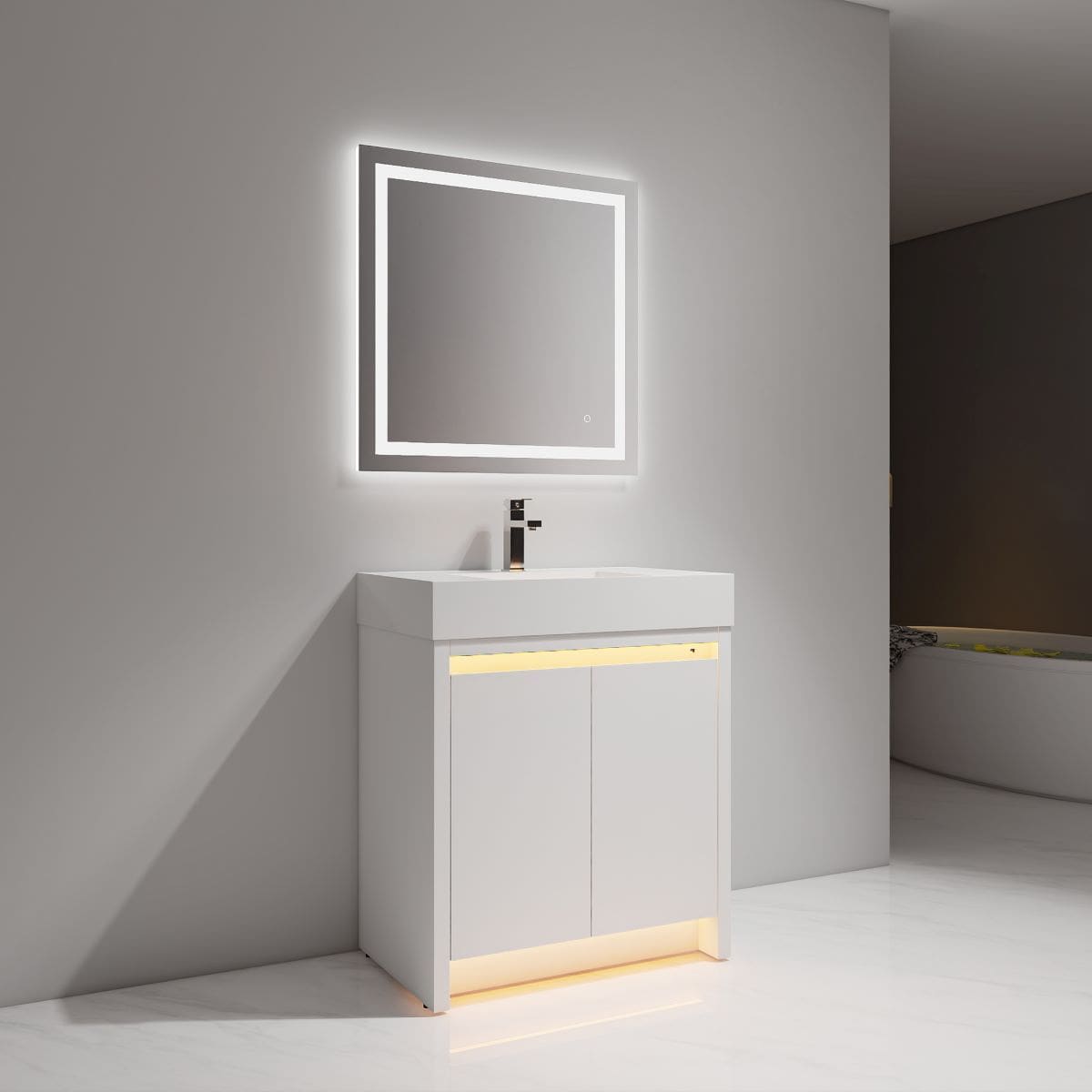 Capri 30″ Vanity Dual LED Illuminated Cabinets