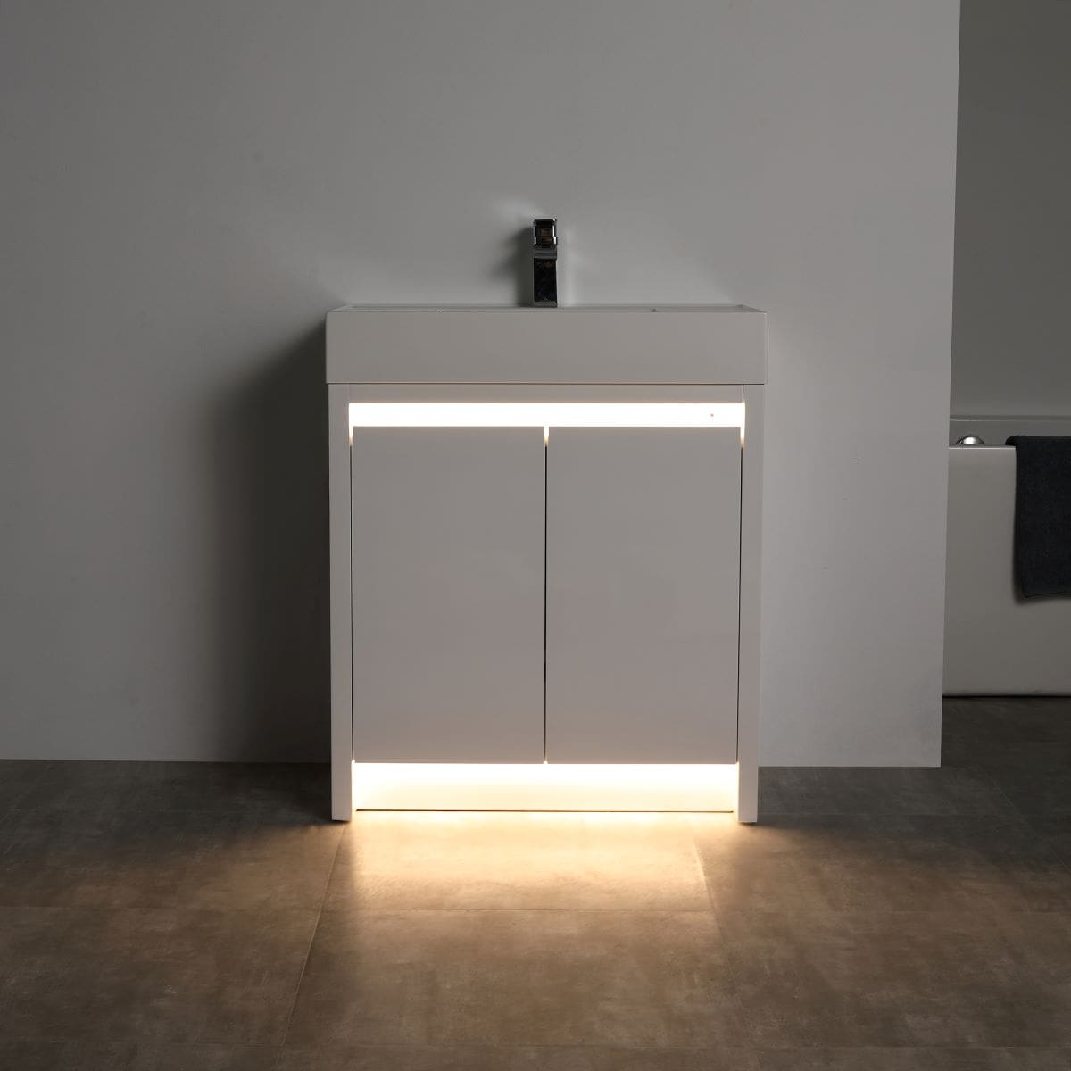 Capri 30″ Vanity Dual LED Illuminated Cabinets