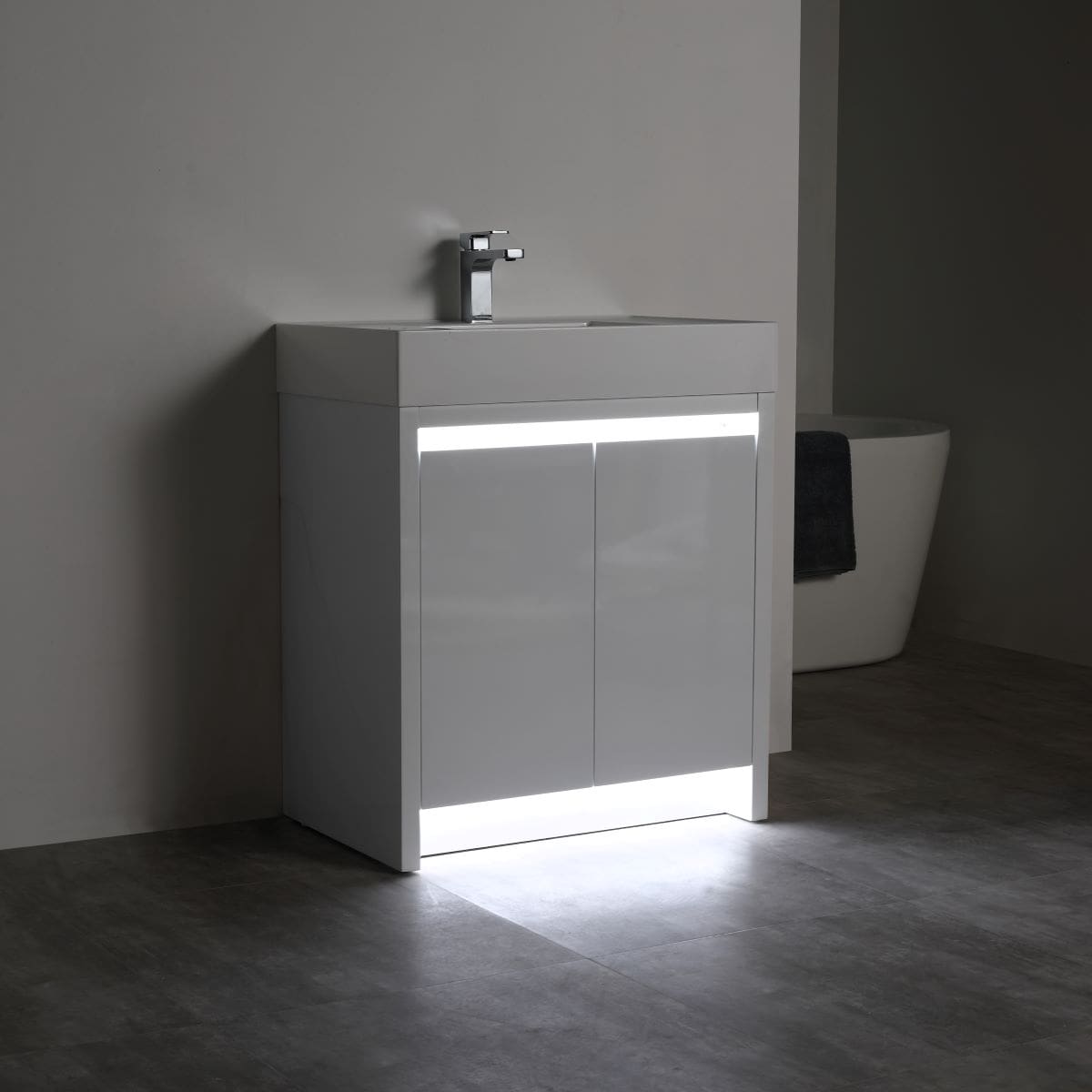 Capri 30″ Vanity Dual LED Illuminated Cabinets
