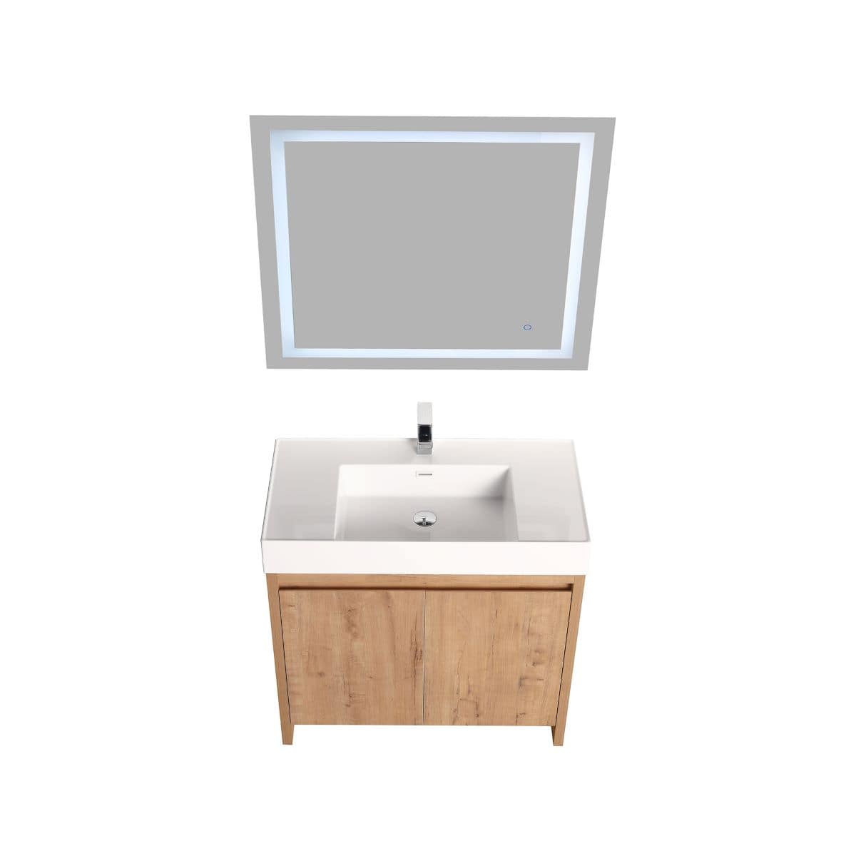 Capri 36″ Vanity Dual LED Illuminated Cabinets
