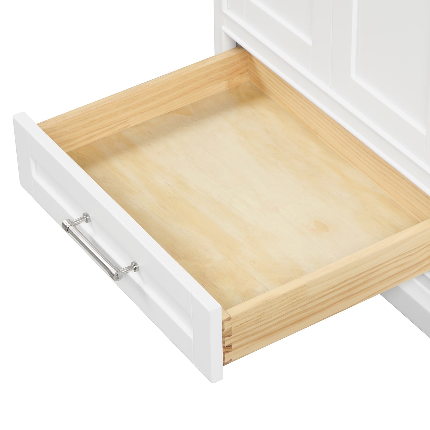 Copenhagen 36″ Bathroom Vanity with Marble Countertop and Ceramic Sink - Contemporary Bathroom Vanity