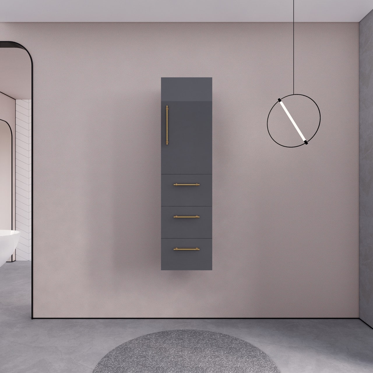 Eliza 16'' Wall Mount Side Cabinet