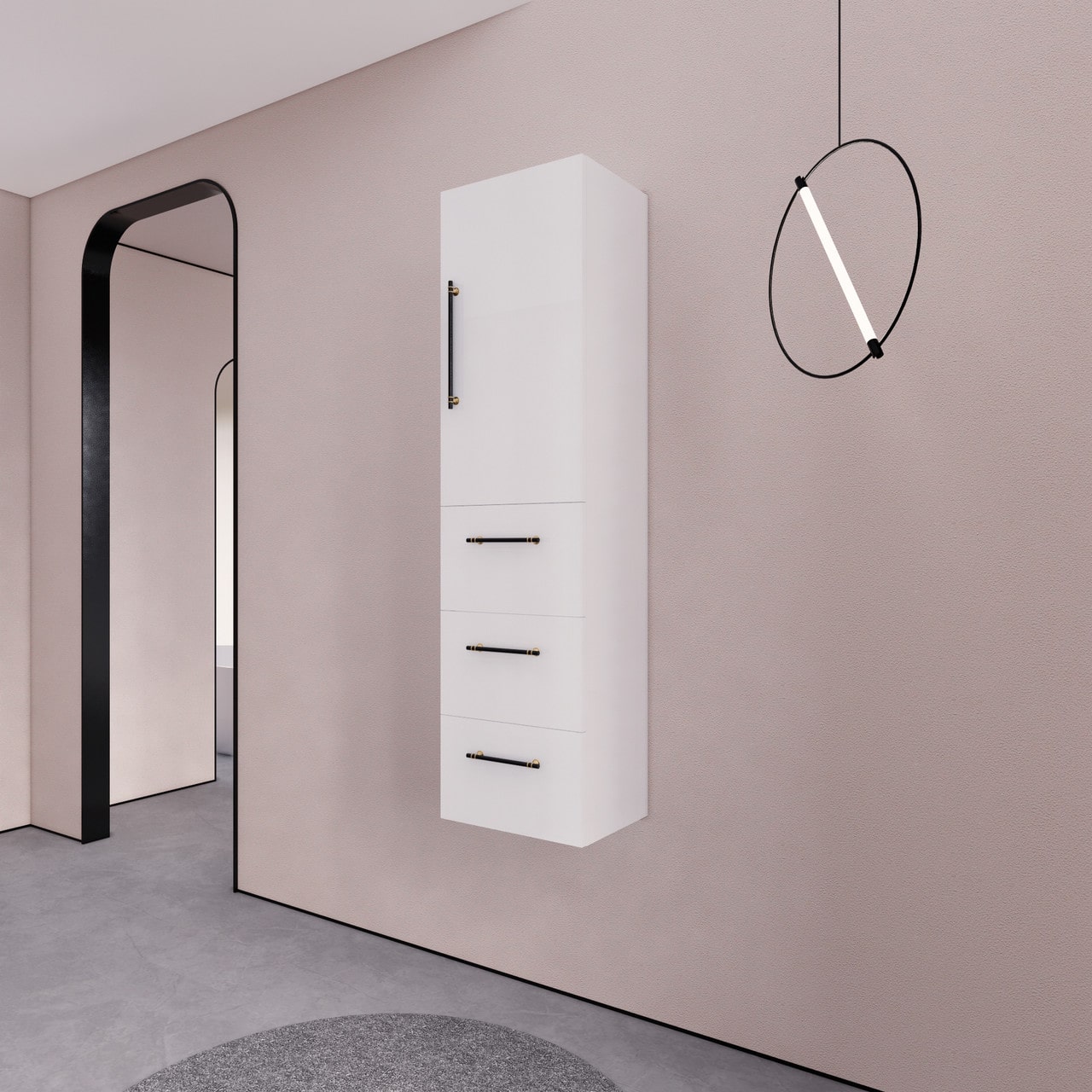 Eliza 16'' Wall Mount Side Cabinet