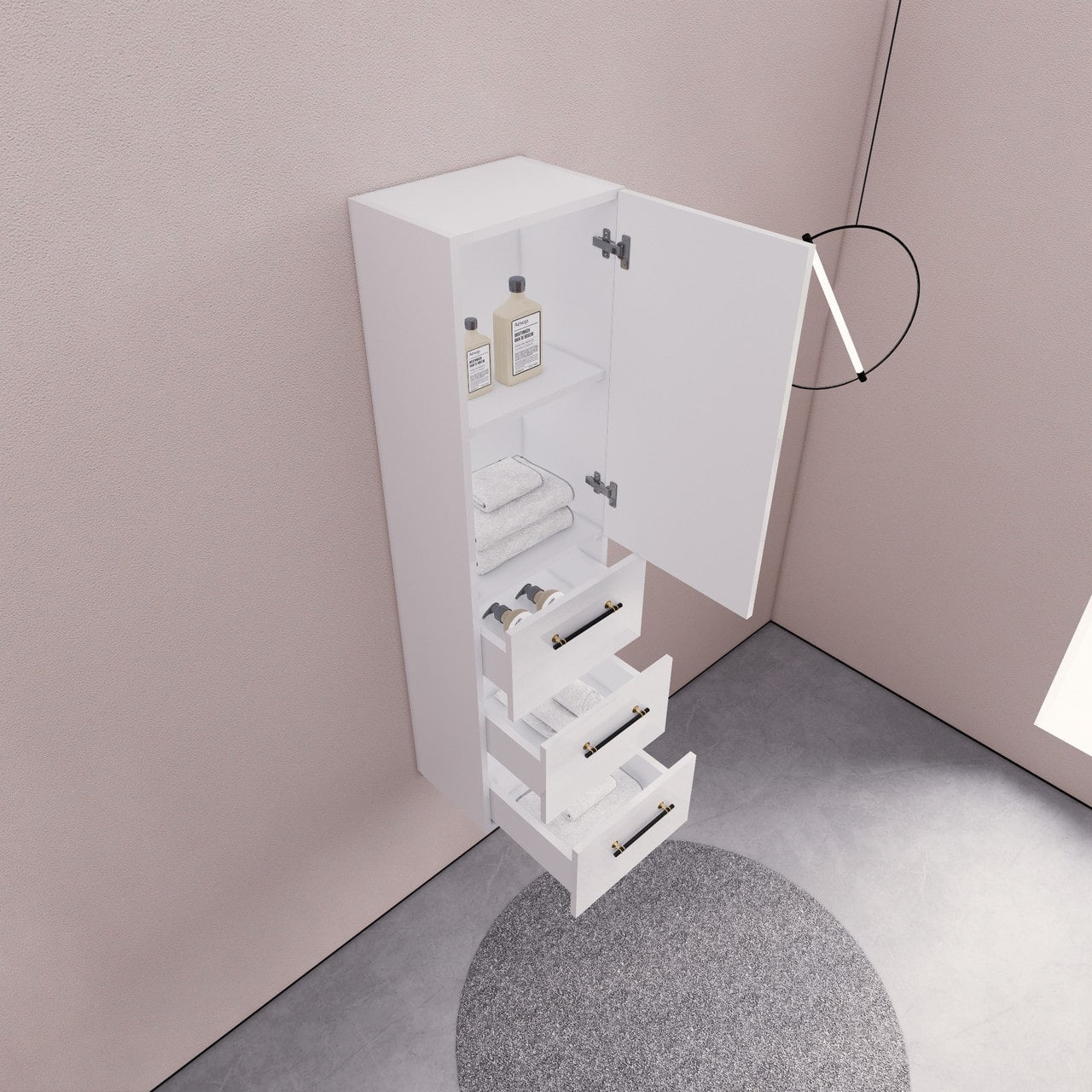 Eliza 16'' Wall Mounted Side Cabinet