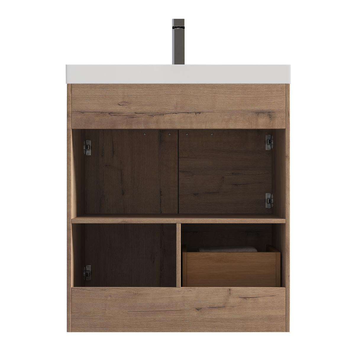 Hanover 30″ Free-Standing Vanity with Acrylic Top Vanity Plus - Contemporary Bathroom Vanity