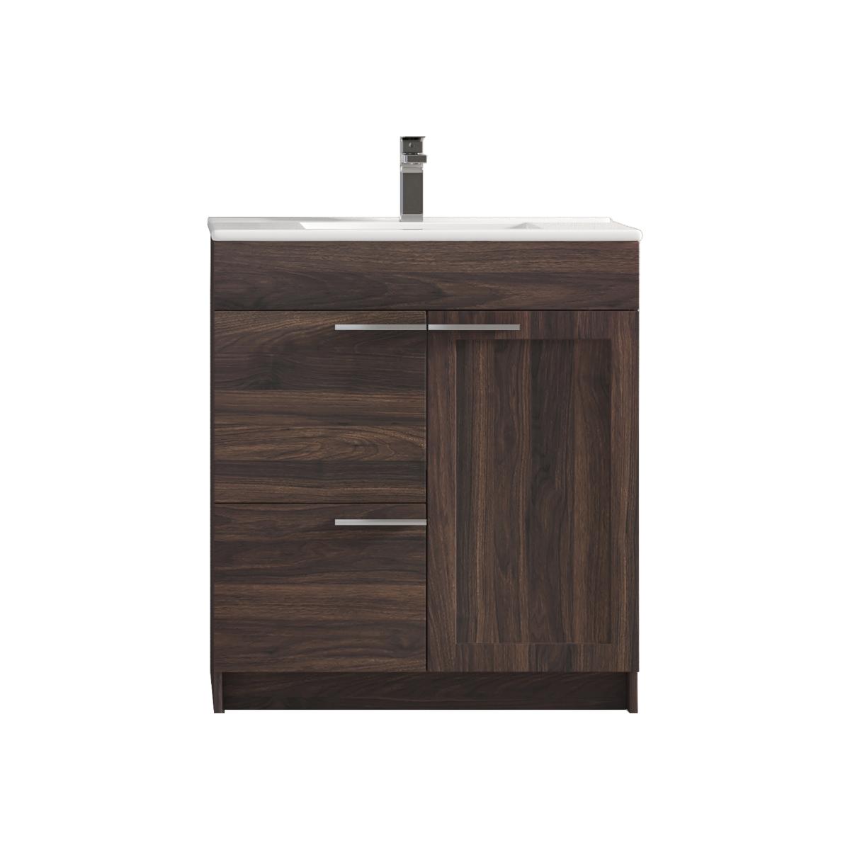 Hanover 30″ Free-Standing Vanity with Acrylic Top Vanity Plus - Contemporary Bathroom Vanity