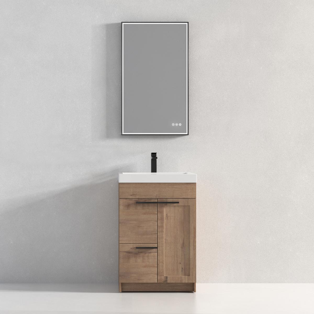 Hanover 24" Bathroom Vanity with Acrylic Top - Contemporary Bathroom Vanity