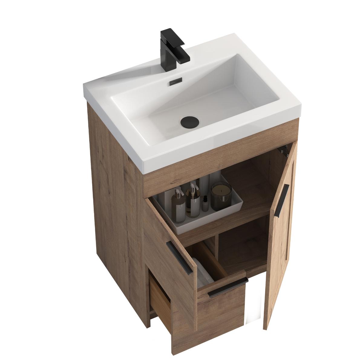 Hanover 24" Bathroom Vanity with Top - Contemporary Bathroom Vanity