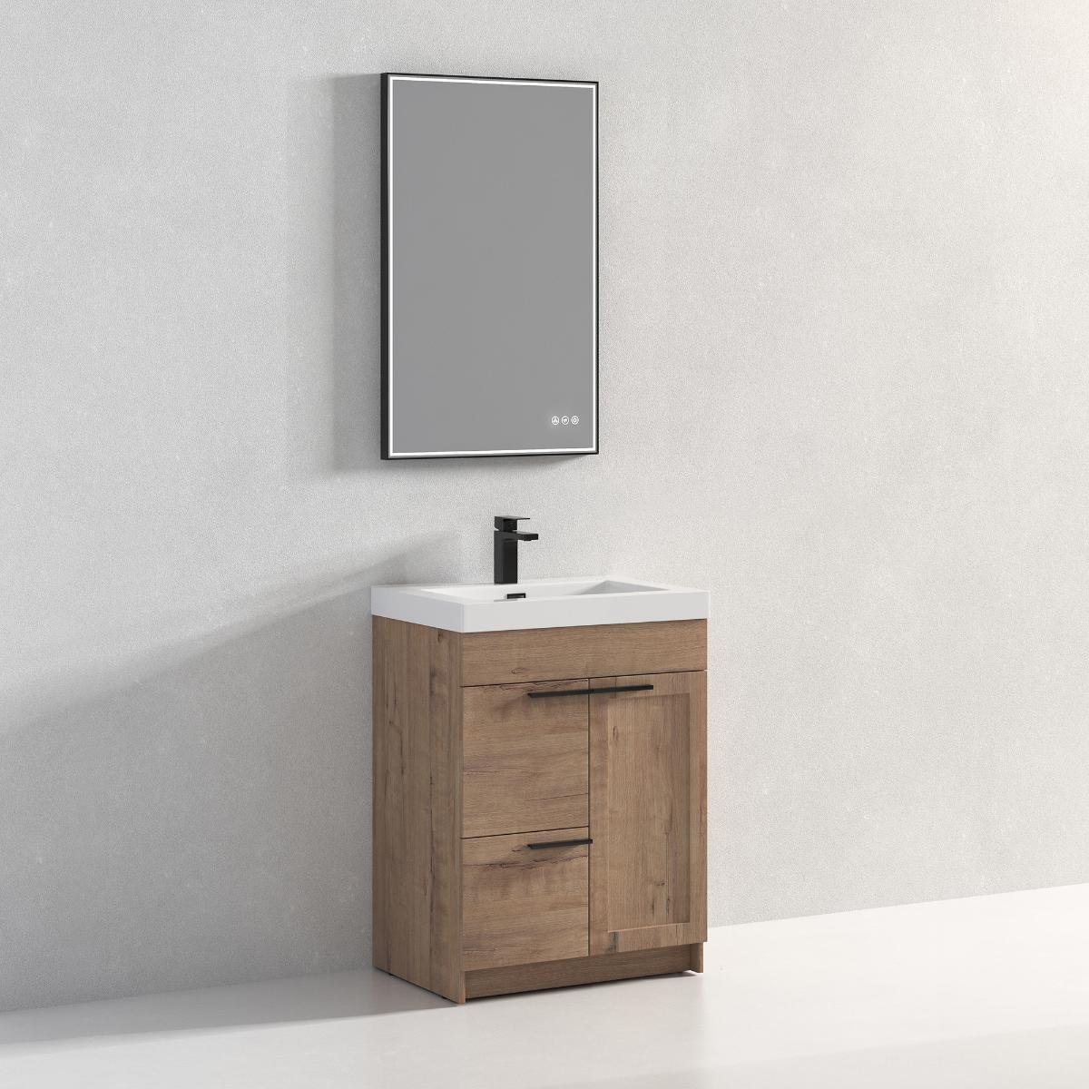 Hanover 24" Bathroom Vanity with Top - Contemporary Bathroom Vanity