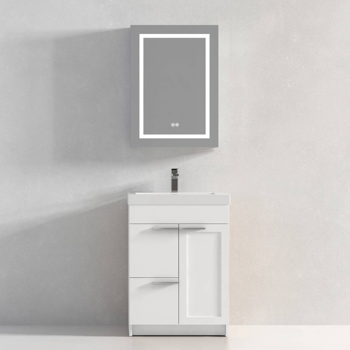 Hanover 24" Bathroom Vanity with Top - Contemporary Bathroom Vanity