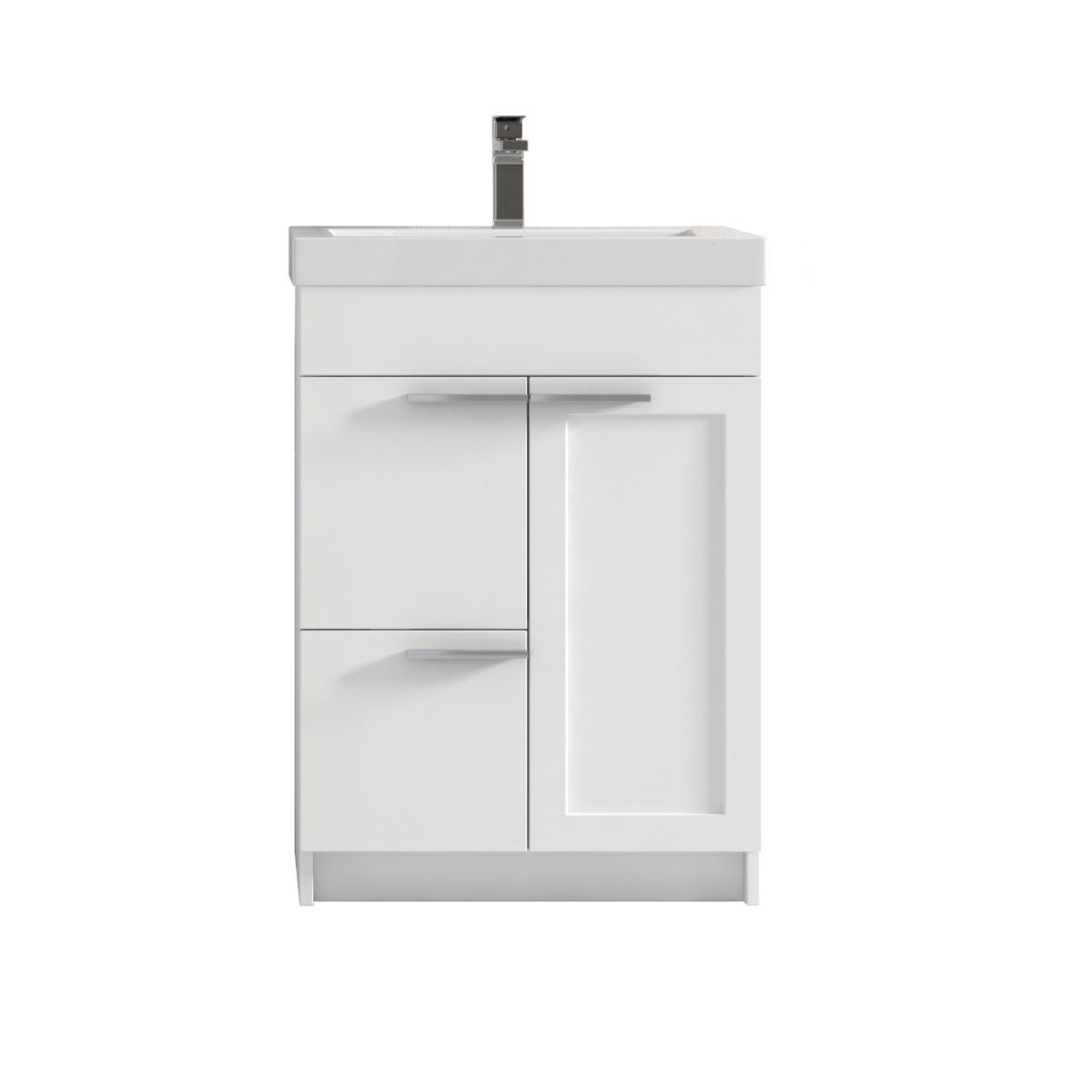 Hanover 24" Bathroom Vanity with Acrylic Top - Contemporary Bathroom Vanity