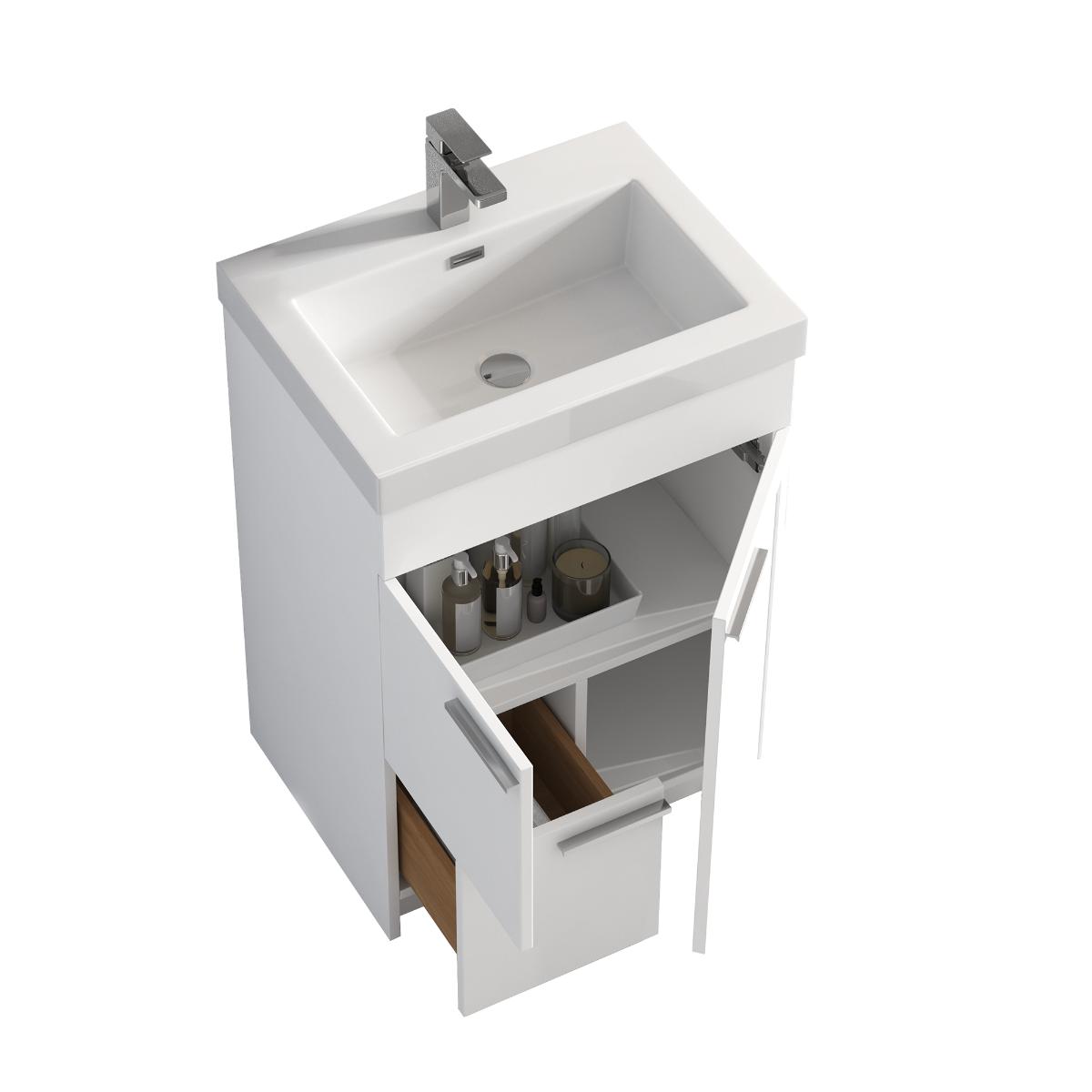 Hanover 24" Bathroom Vanity with Top - Contemporary Bathroom Vanity