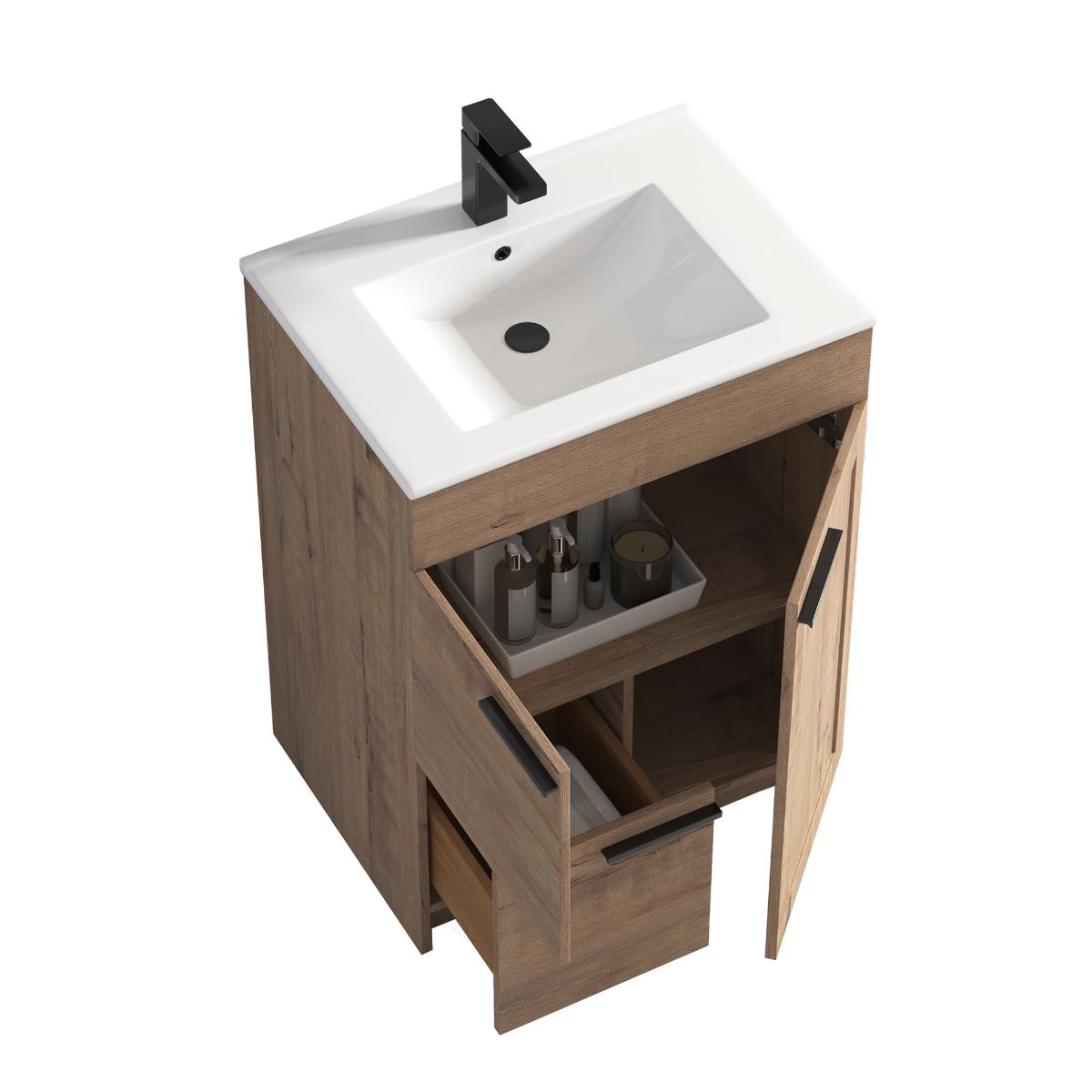 Hanover 24" Bathroom Vanity with Top - Contemporary Bathroom Vanity