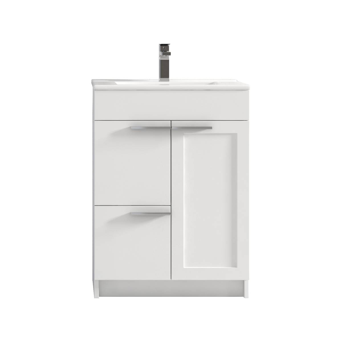 Hanover 24" Bathroom Vanity with Ceramic Top - Contemporary Bathroom Vanity