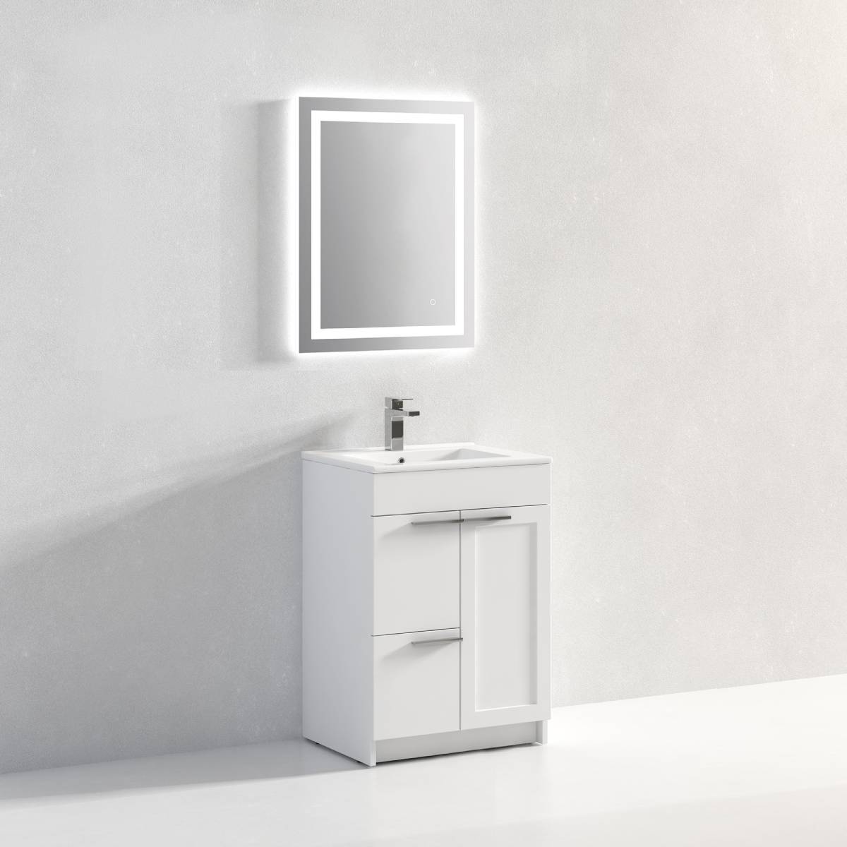 Hanover 24" Bathroom Vanity with Top - Contemporary Bathroom Vanity