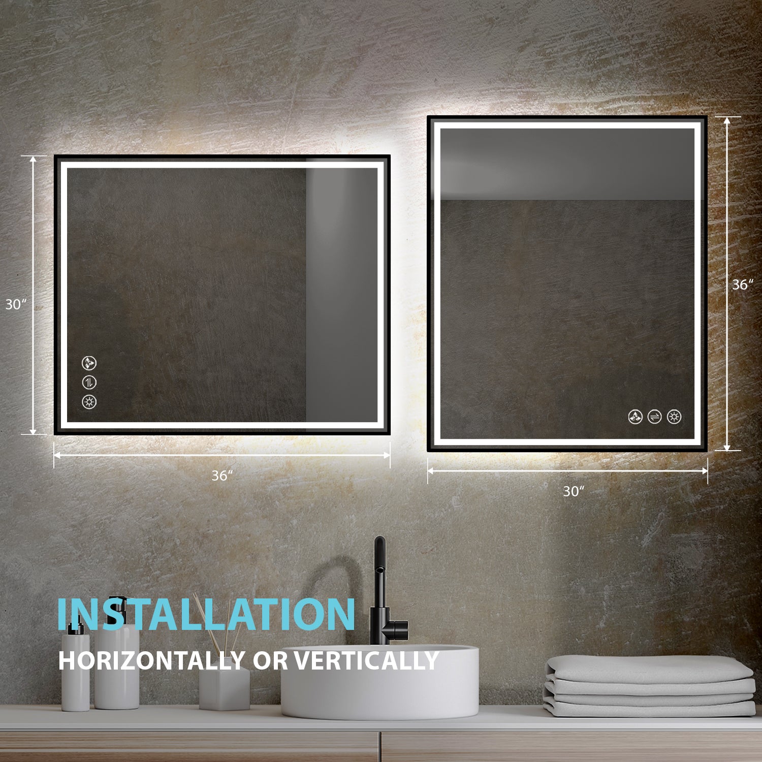 Stellar 30" LED Mirror