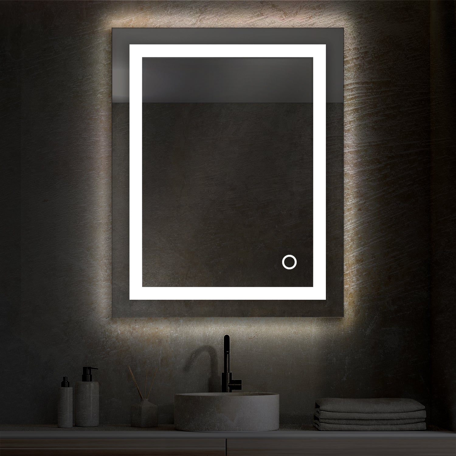 Lyra 24" by 30" LED Mirror