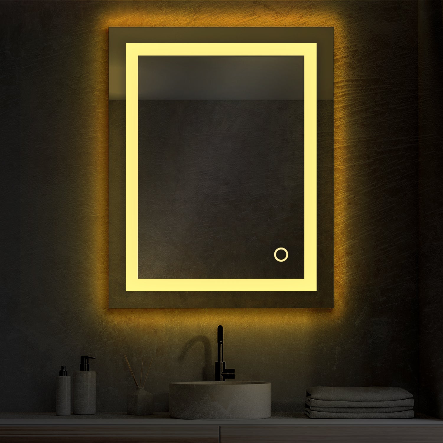 Lyra 24" by 30" LED Mirror