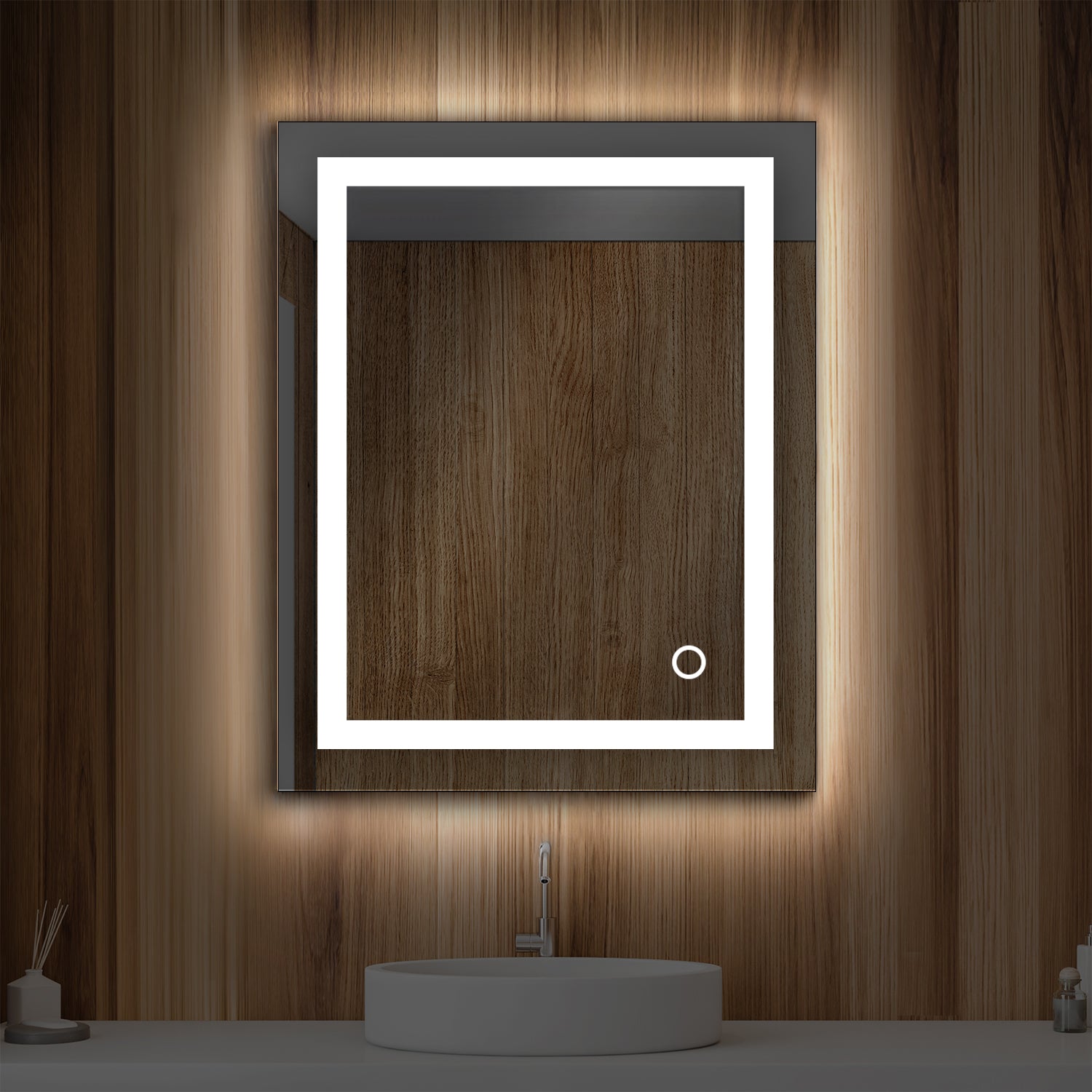 Lyra 24" by 30" LED Mirror